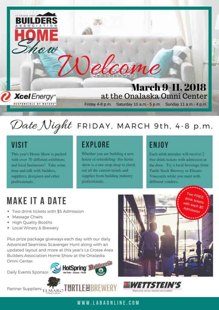 2018 home show daily event flyers laba