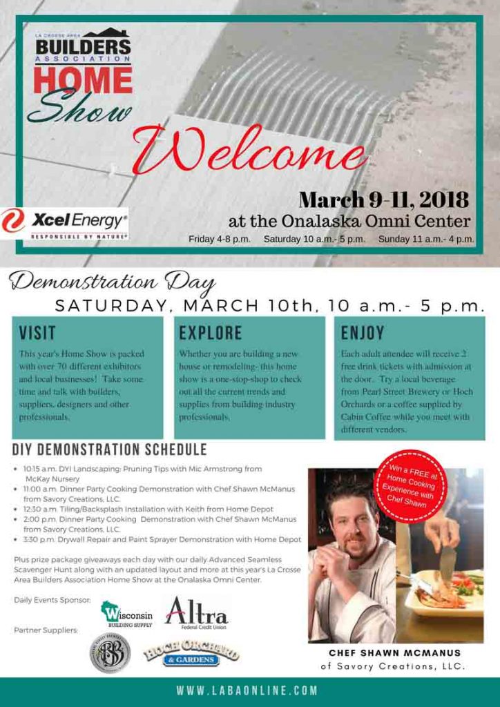 2018 home show daily event flyers laba