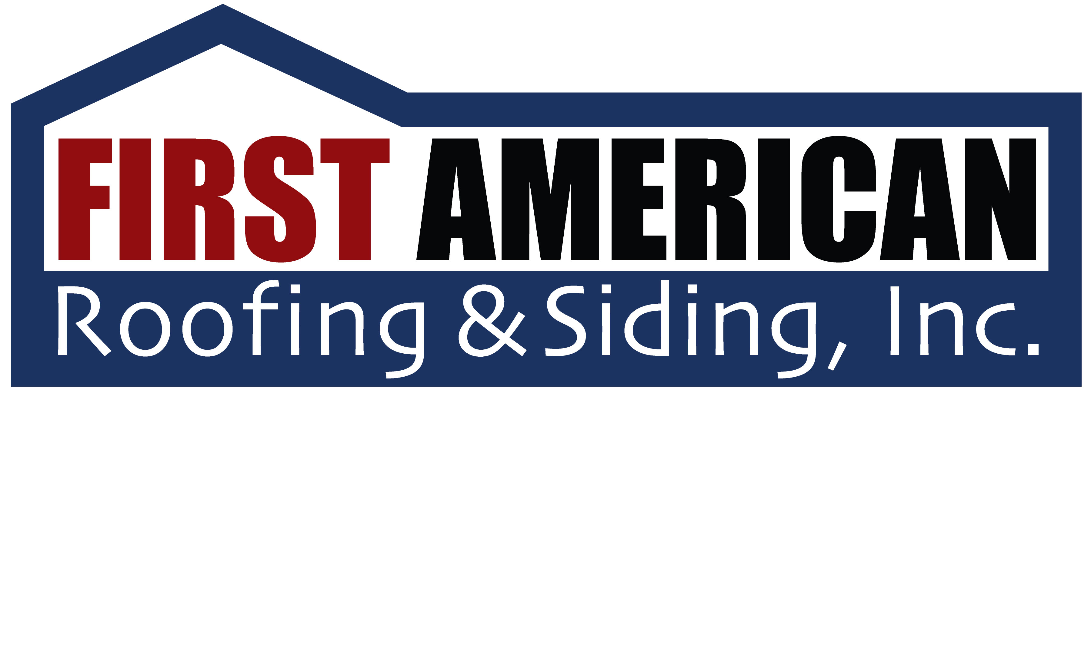 FirstAmerican roofing and siding Logo LABA