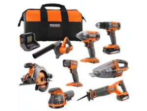 Mazzola - RIDGID 8-tool combo kit